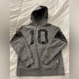 Undefeated Vintage Black Gray Pullover Hoodie